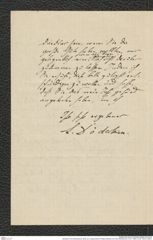 Nachlass Franz Steindachner, Brief von Ludwig Heinrich Philipp Döderlein an Franz Steindachner (13.01.1883), Inv.Nr. 109.03, Seite 2